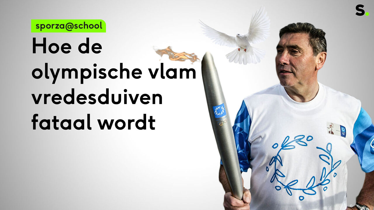 Sporza @School #8: Hoe de olympische vlam enkele vredesduiven fataal
