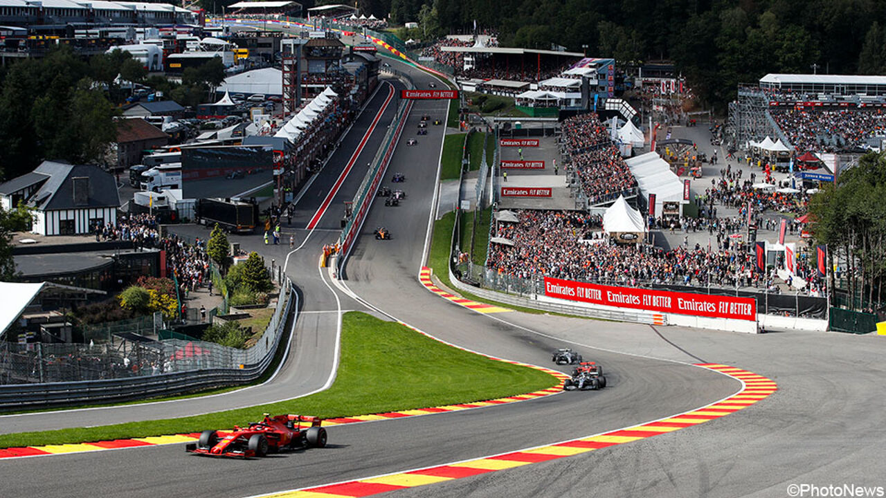 GP van SpaFrancorchamps staat ook in 2024 op Formule 1kalender