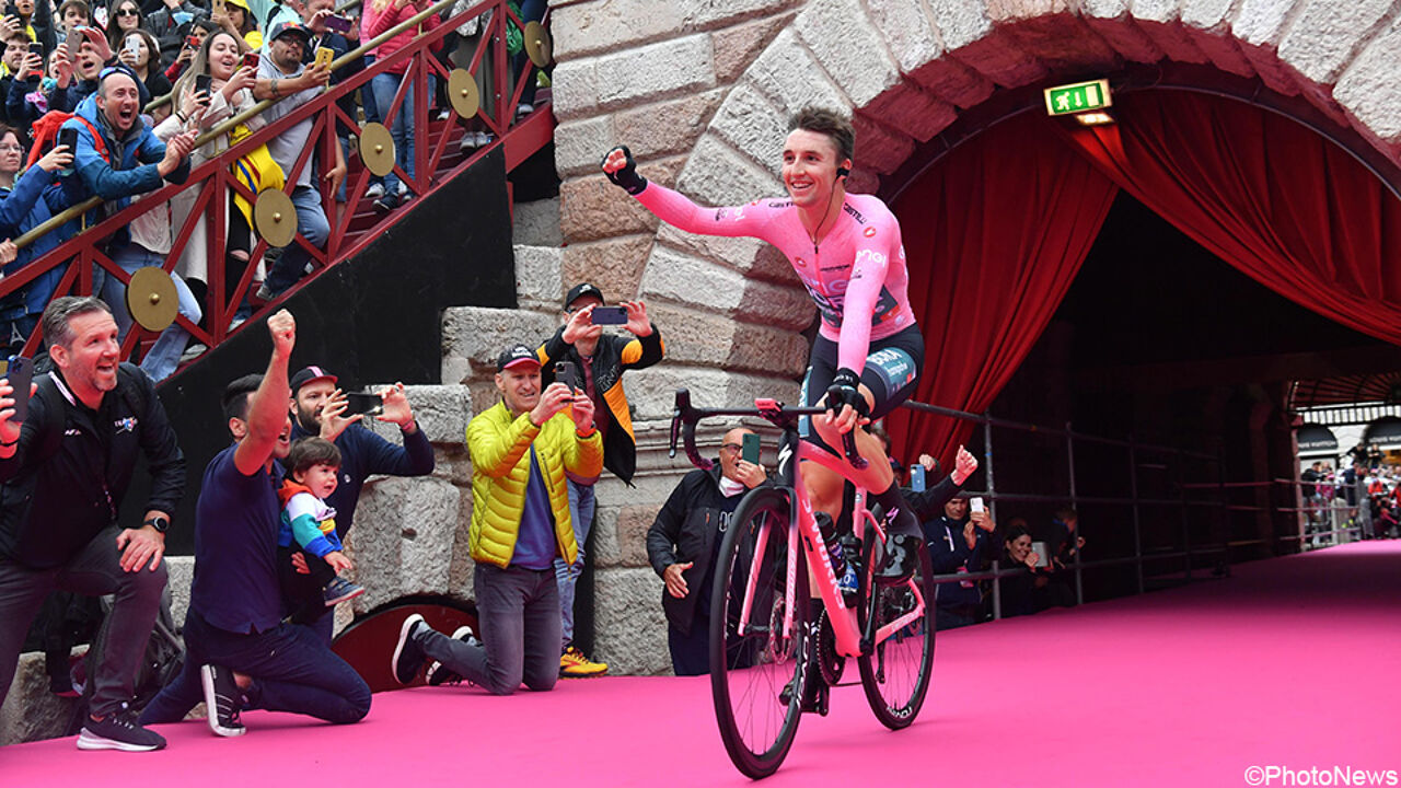 Giro-winnaar Jai Hindley: "De Tour winnen is mijn ultieme droom" | sporza