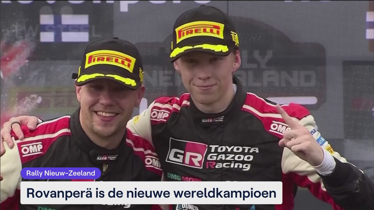 Rovanperä kroont zich tot jongste wereldkampioen rally ooit | sporza