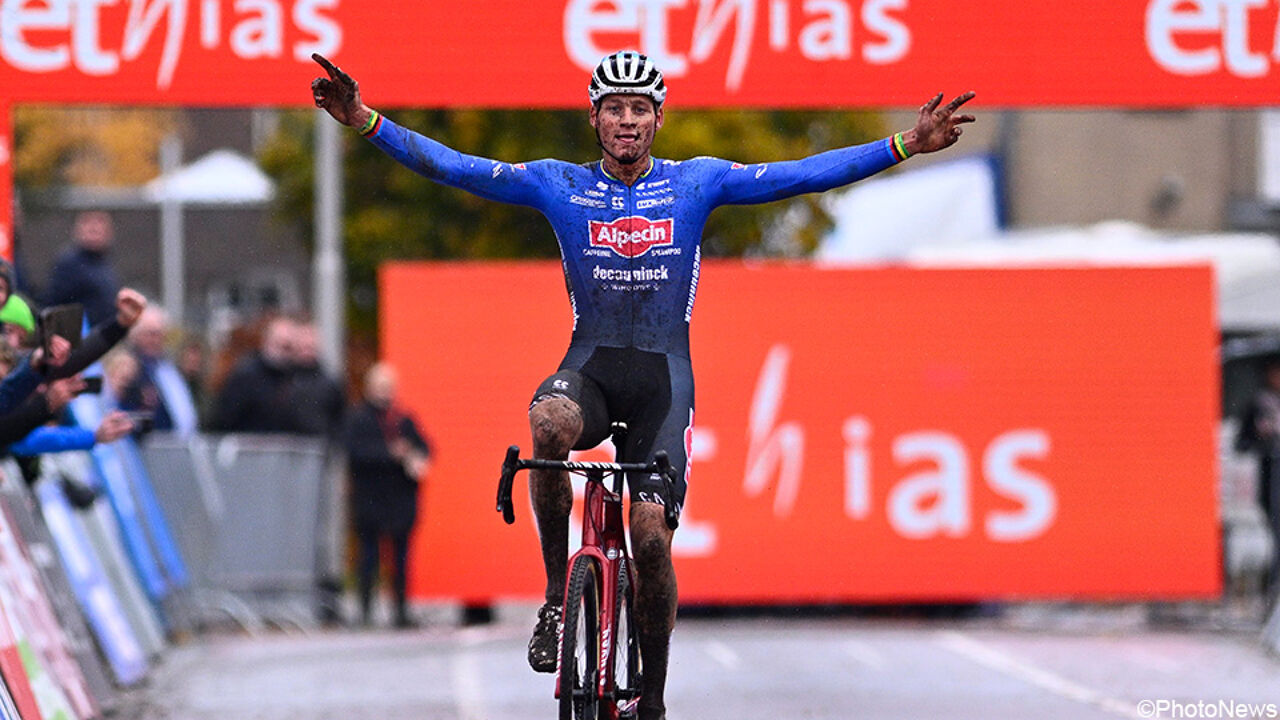 Gretige Mathieu Van Der Poel Viert Ondanks Schuivertjes Meteen Feest ...