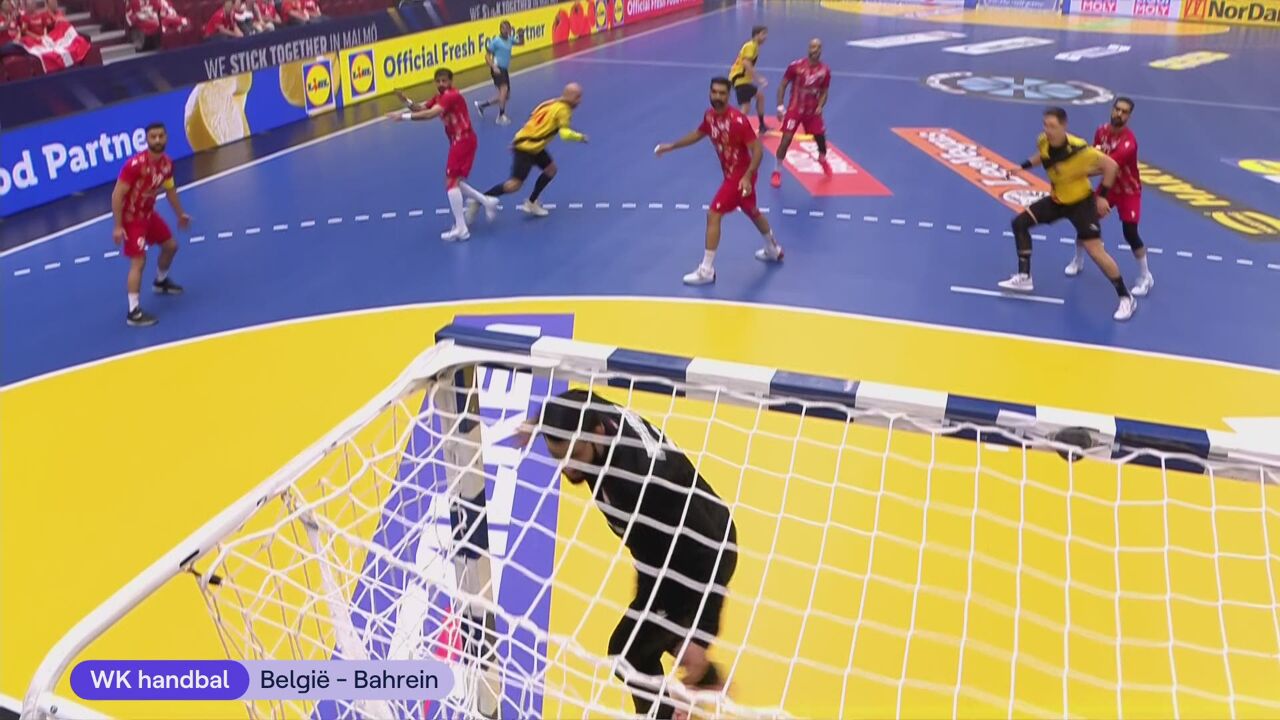 Red Wolves verliezen nipt van Bahrein op het WK handbal | sporza