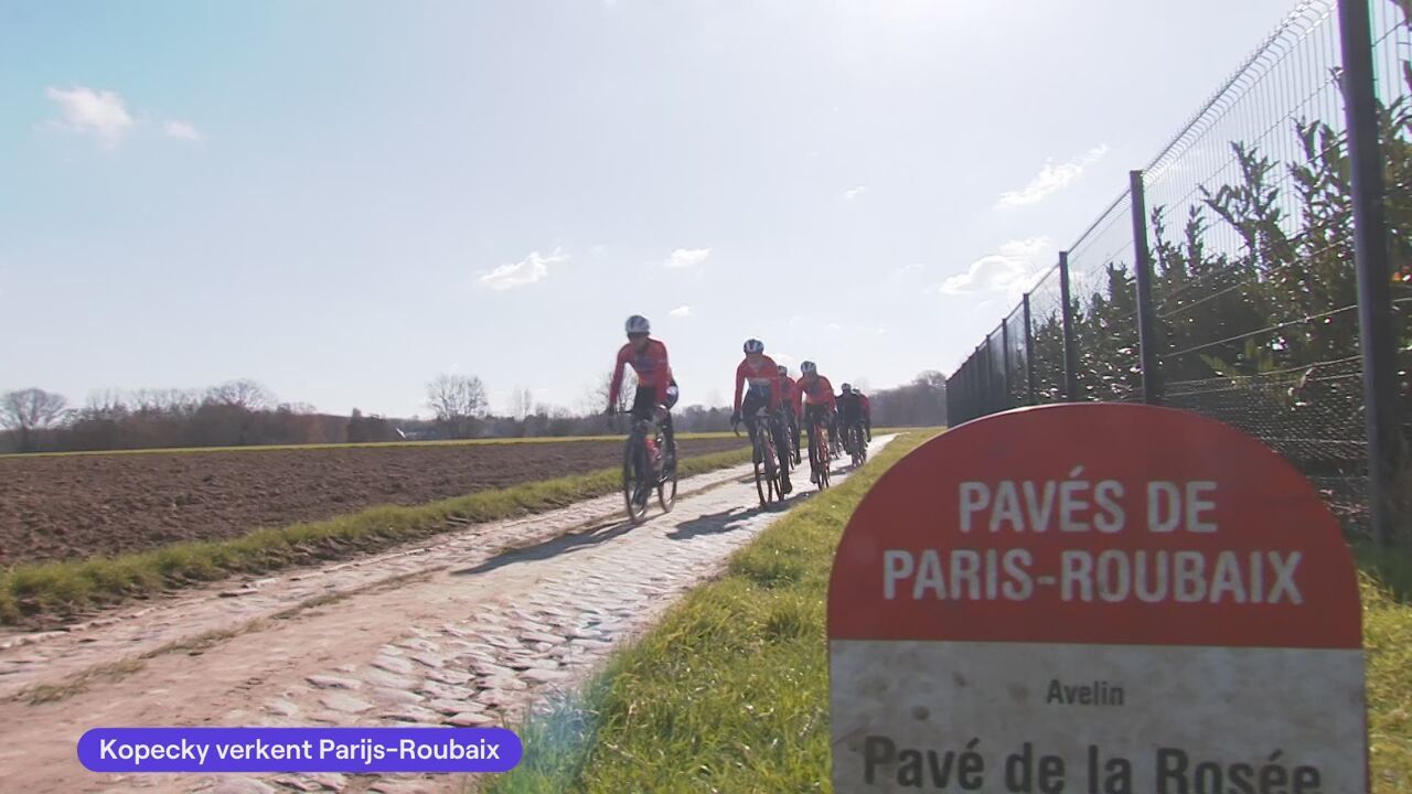 2 Dagen Na Winst In De Omloop Verkent Lotte Kopecky De Kasseien Van Parijs Roubaix Sporza