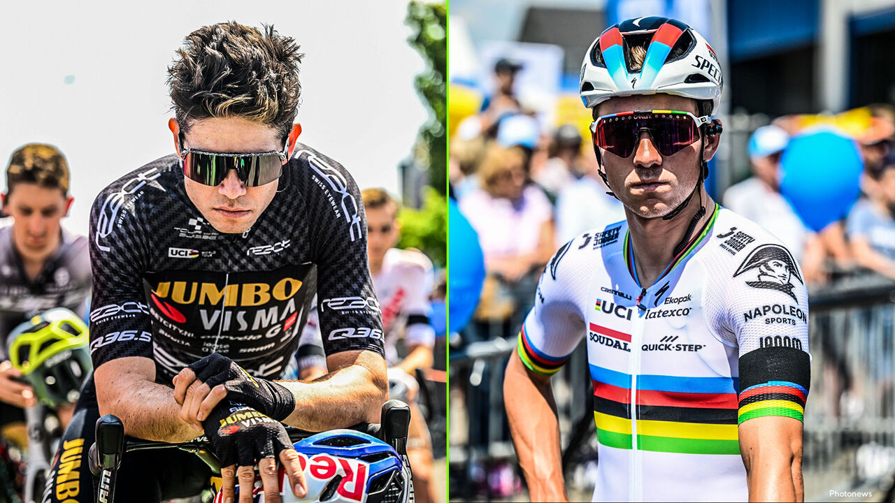 Aangeslagen Van Aert en Evenepoel in Zwitserland: "We zijn hier uit