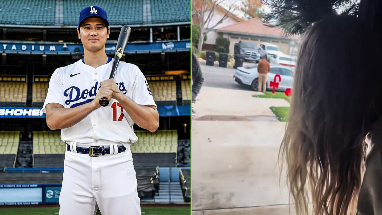 AWESOME CHRISTMAS GIFT: Shohei Ohtani gives his Porsche teammate's wife in exchange for a jersey number