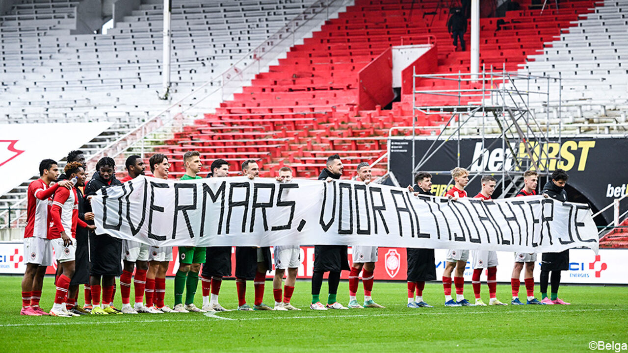 In the minds of the Antwerp players who all stood behind the Overmars banner: 'They didn't do it for themselves'