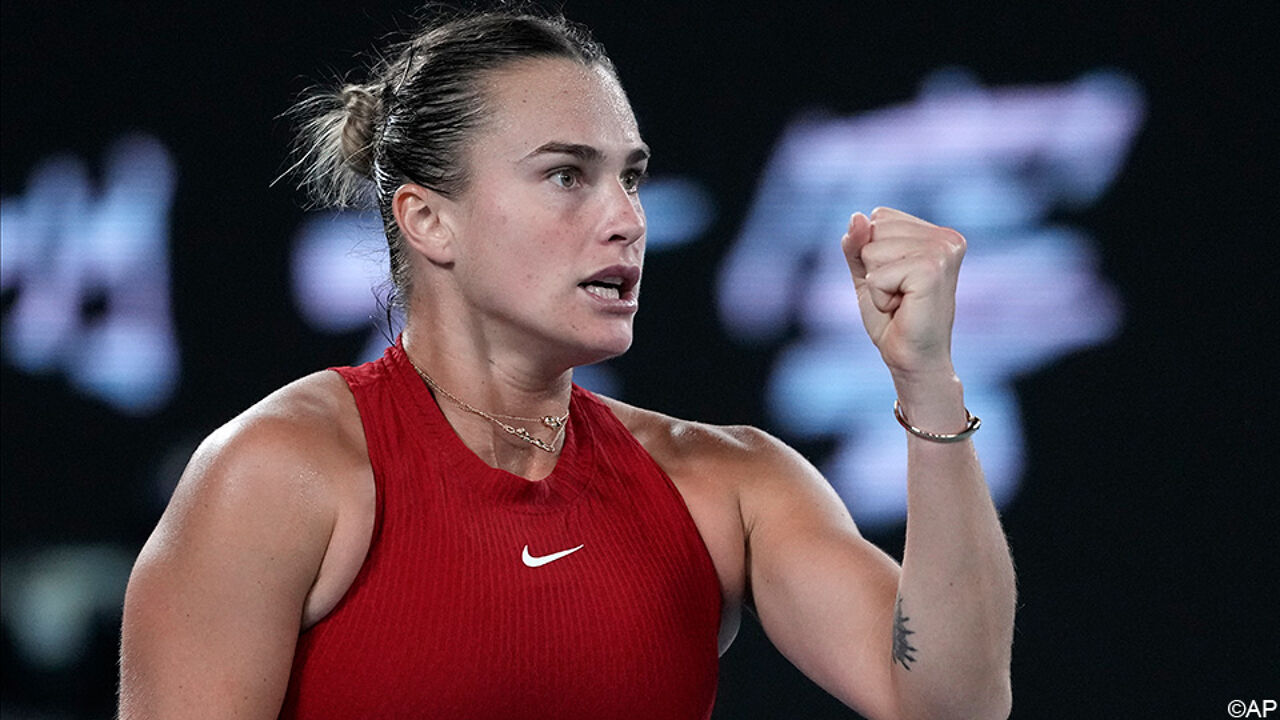 Impressively, defender Aryna Sabalenka reaches the Australian Open final without dropping a set