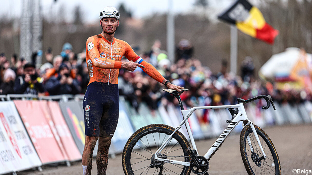 Mathieu van der Poel puts the crown on his shoulders with his sixth world title, a bronze ahead of Michael Vanthornhout