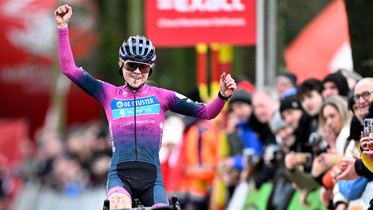 Laura Verdonschot verzilvert haar WK-vorm met een solo in Maldegem