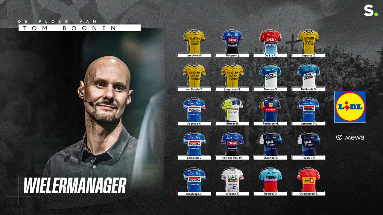Tom Boonen picks his nephew and 4 wolves in Sporza Cycling Manager: “I think I have a very good team”