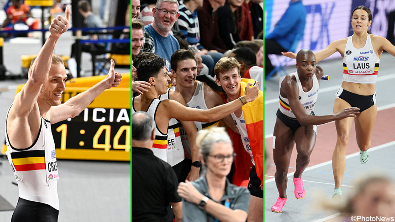 World Indoor Championships: gold for Hurricane, bronze for Christian, 4th place and Belgian record for Leopards!