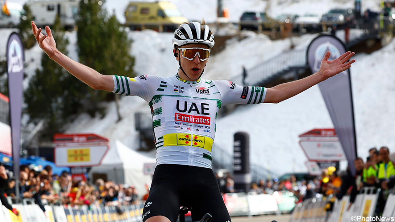 Una nuova tappa di montagna, un nuovo record per Tadej Pogacar nel Giro di Catalunya
