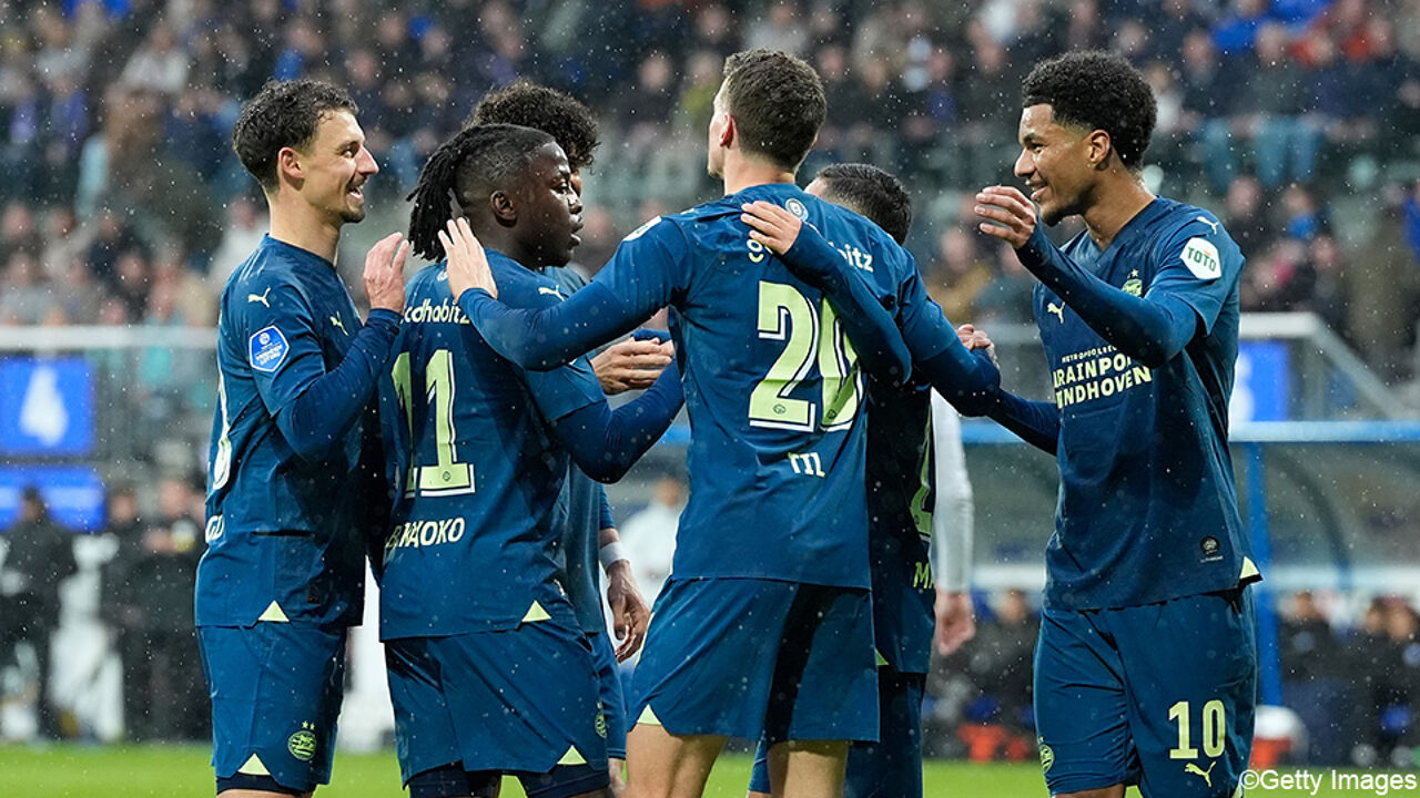 Watch: 0-8!  Nice goal by Bakayoko helps PSV Eindhoven achieve a big win, but no title (yet).