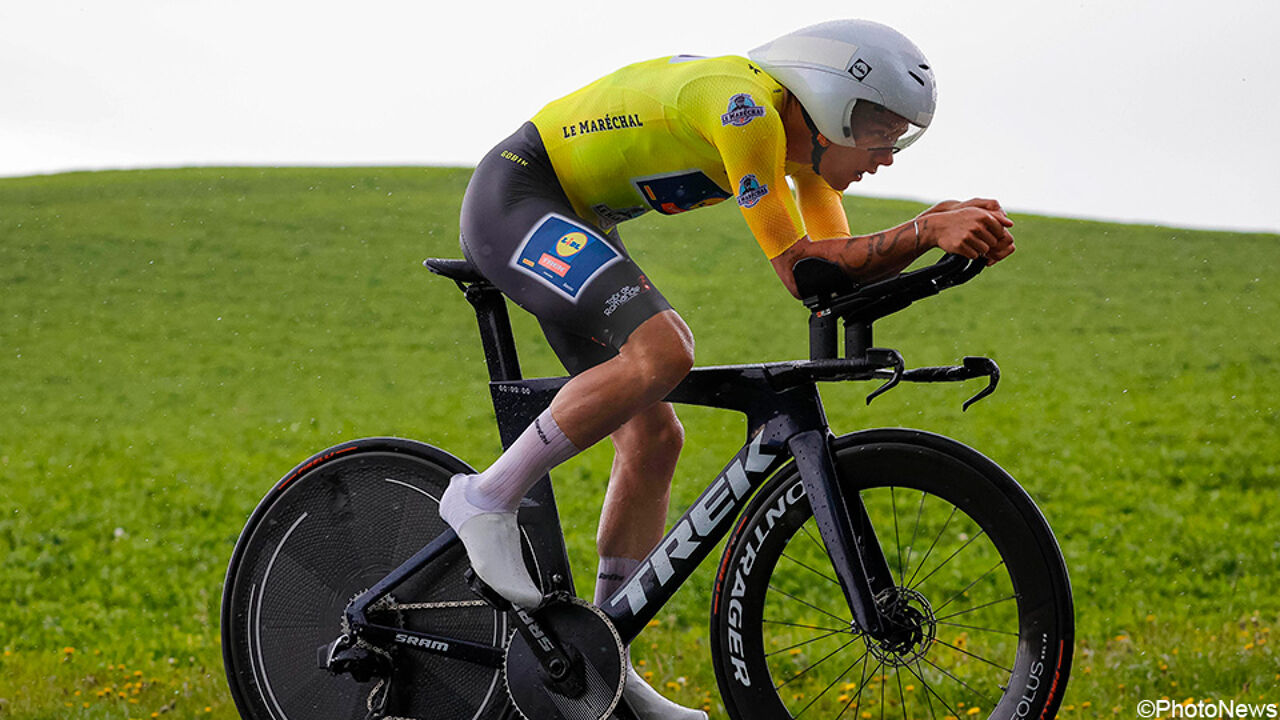 Thibaut Ness loses the leader's jersey to Ayuso in the Tour de Romandie, and McNulty wins the time trial