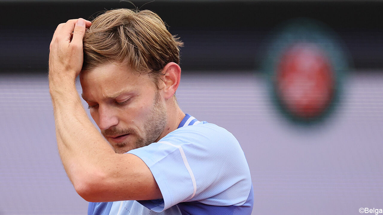 After winning the set, David Goffin has to give credit to world number four Alexander Zverev