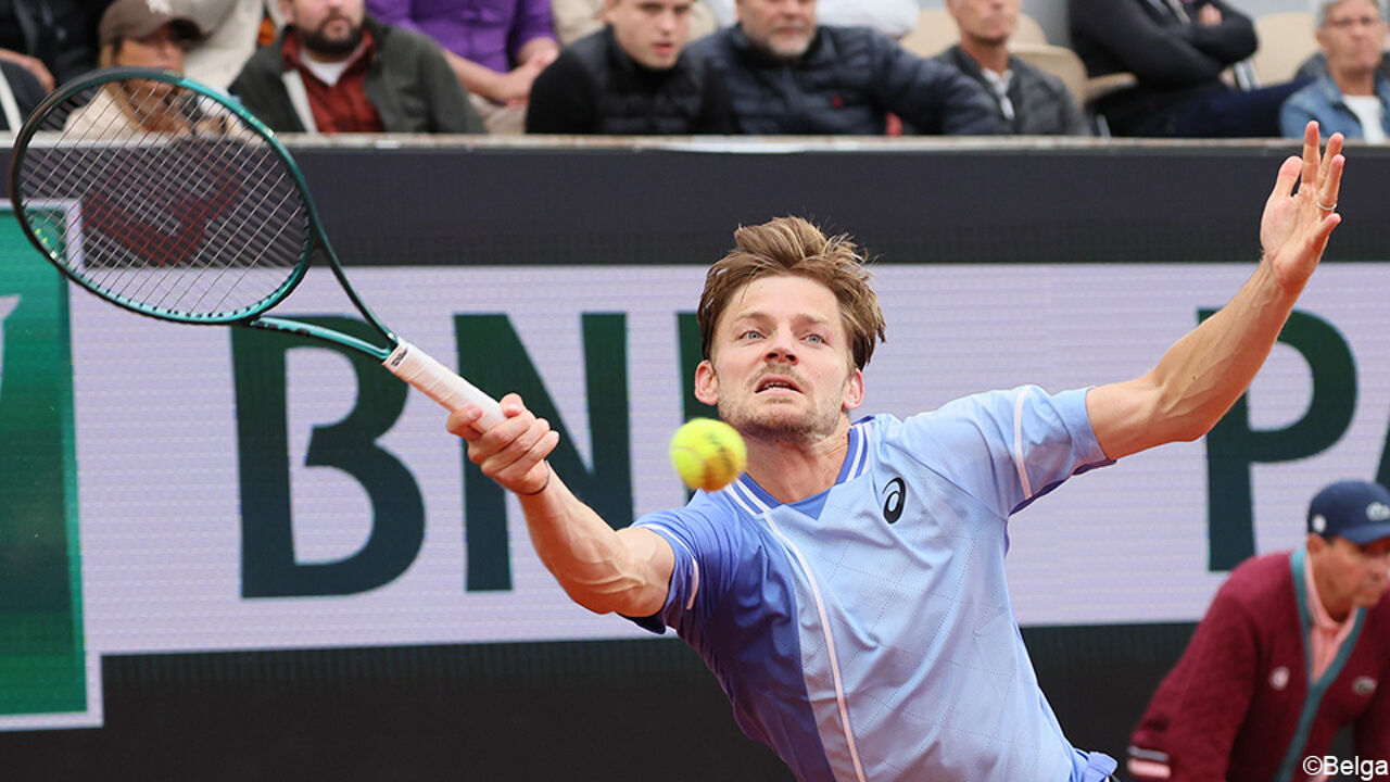 David Goffin finds it tough to change from gravel to grass in Rosmalen