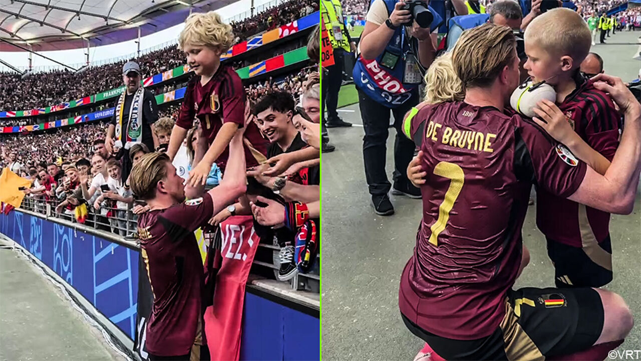 Video- Un bellissimo momento dopo la partita: Kevin De Bruyne conforta i suoi figli con un caloroso abbraccio dopo la sconfitta