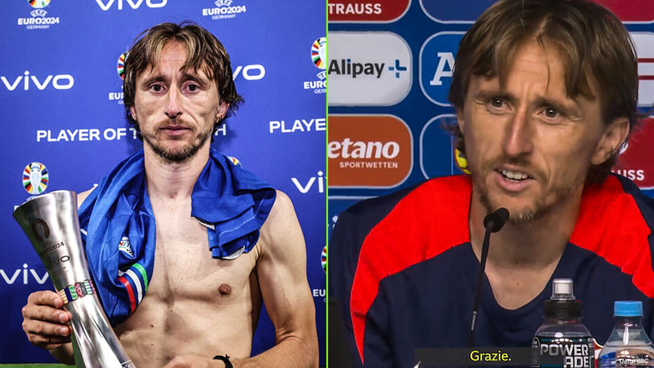 Diventa virale una foto “straziante” del migliore in campo Luka Modric, e il giornalista si congratula con lui con un bellissimo omaggio