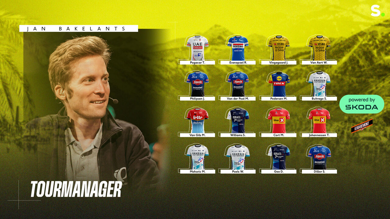 Jan Bakelants shares his Tour supervisor (with coaching buddy as chief for stage 1) – sporza.be