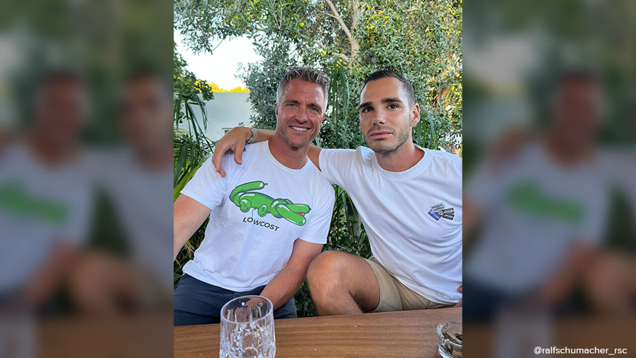 Former Formula 1 driver Ralf Schumacher posts romantic photo with man, gets praise from Alonso and Hamilton