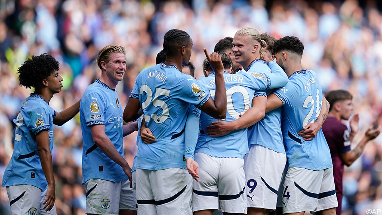 Quattro minuti pazzeschi con tre gol sufficienti al Manchester City: Haaland e De Bruyne rotolano a Ipswich