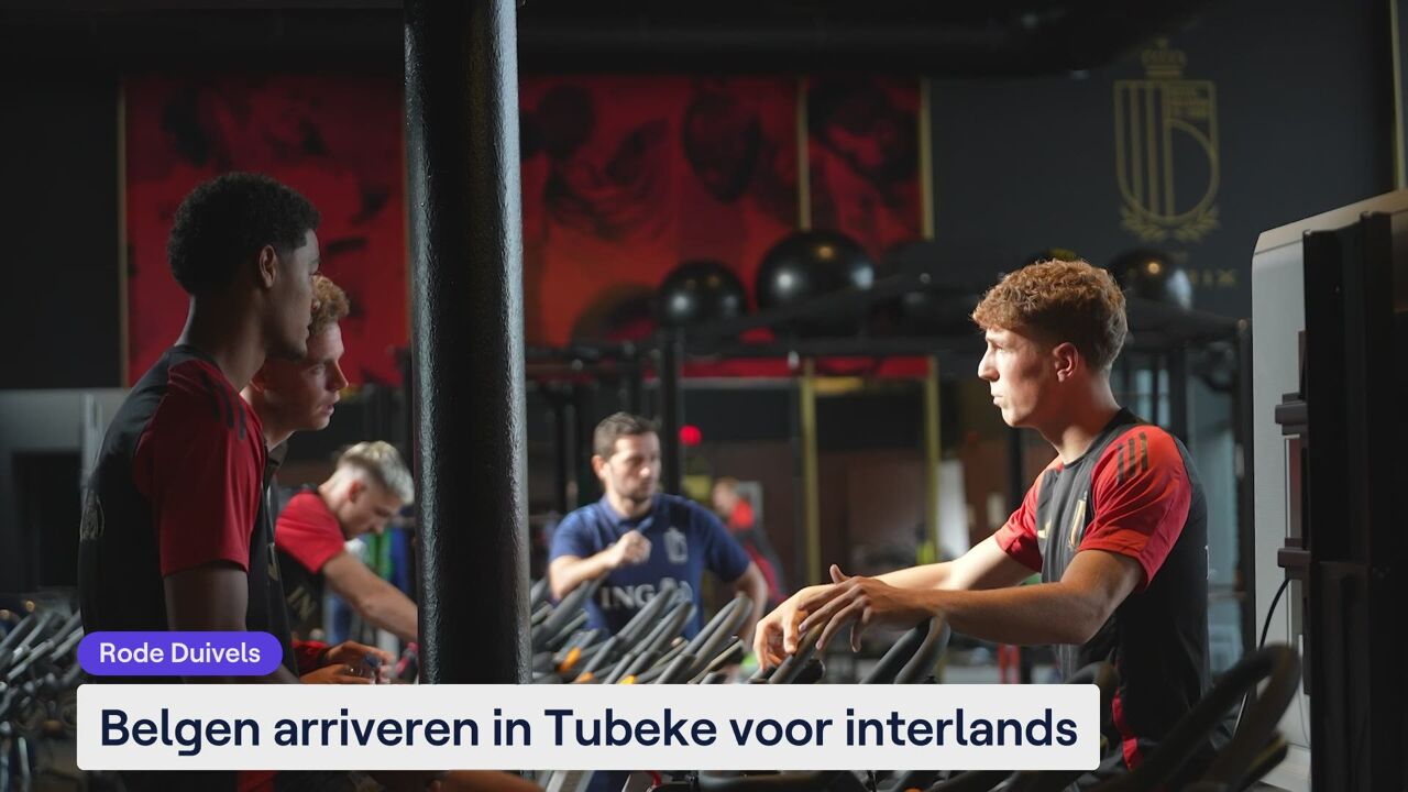 - Belgen arriveren in Tubeke voor interlands | sporza