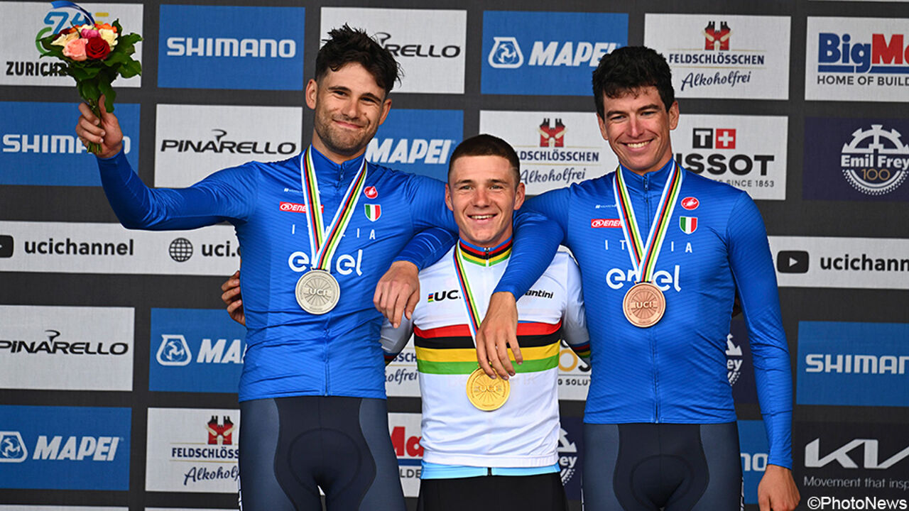 Remco Arcobaleno! Dopo le Olimpiadi, Evenepoel ha anche battuto Jana in una partita di secondi ai Campionati mondiali di cronometro