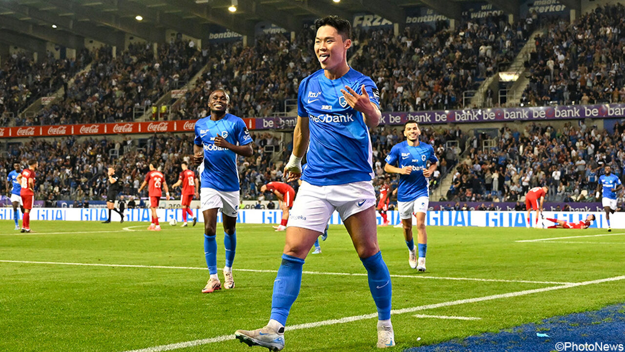 Il Racing Genk prende il comando con una vittoria schiacciante su Dender