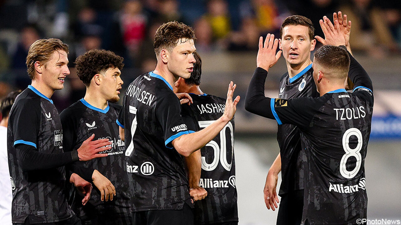 Lucky goal helps Club Brugge to an economical victory against strong OH Leuven