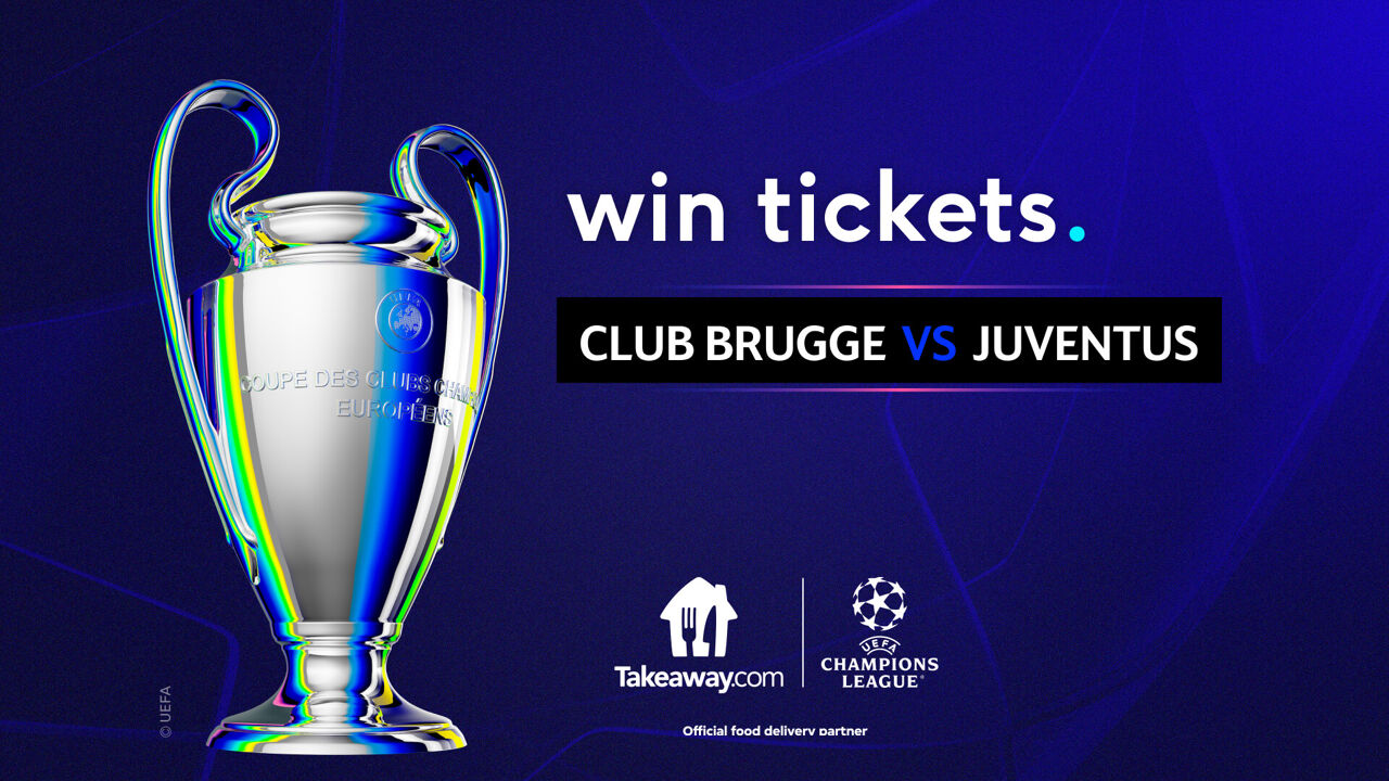 Win tickets for the UEFA Champions League match between Club Brugge and Juventus on Tuesday, January 21