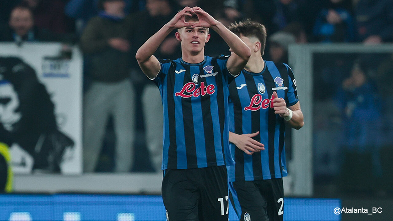 Coppa Italia: double volley from Charles De Ketelaere in health walk for Atalanta
