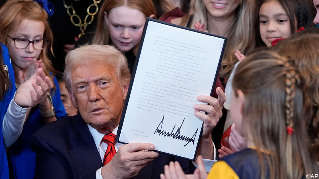 Donald Trump bindt nu ook strijd aan met trans personen in de sport: "Ik wil ze niet op de Spelen van LA"