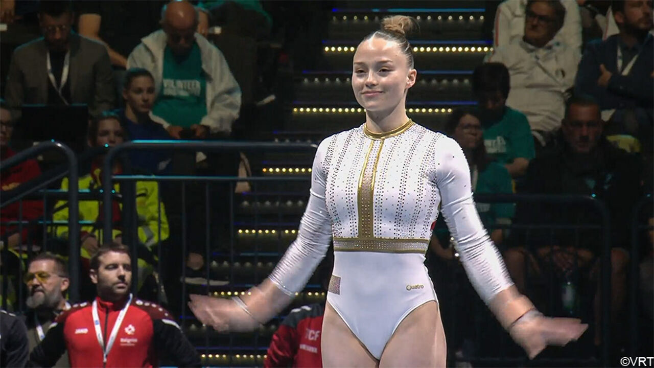 Jade Vansteenkiste scoort meer dan 50 punten, een val kost haar een top 10-plaats op het EK