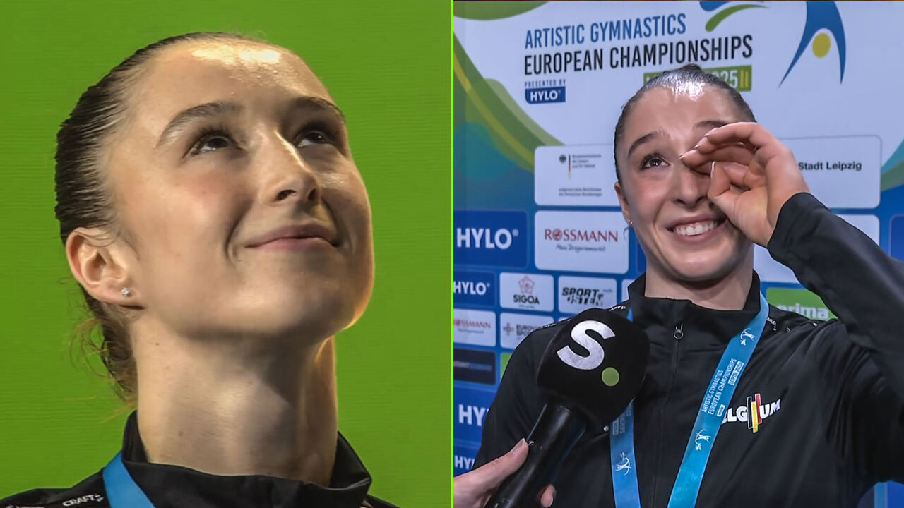 Emotionele Nina Derwael draagt Europese titel op aan overleden grootvader: 