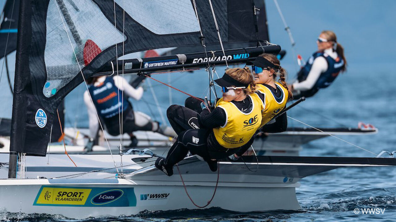 Titelverdedigsters Isaura Maenhaut en Anouk Geurts gaan (ondanks vierde
