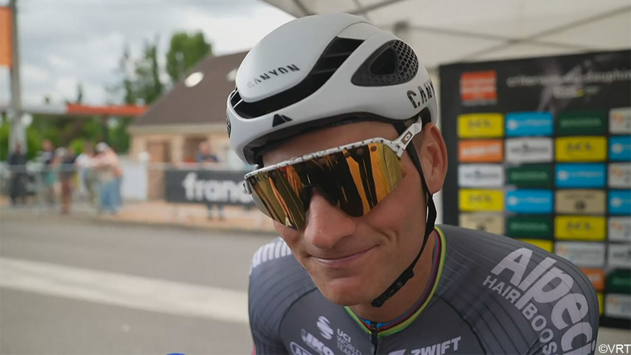 "Echt pijn doet het niet", maar Mathieu van der Poel voelt dat zijn