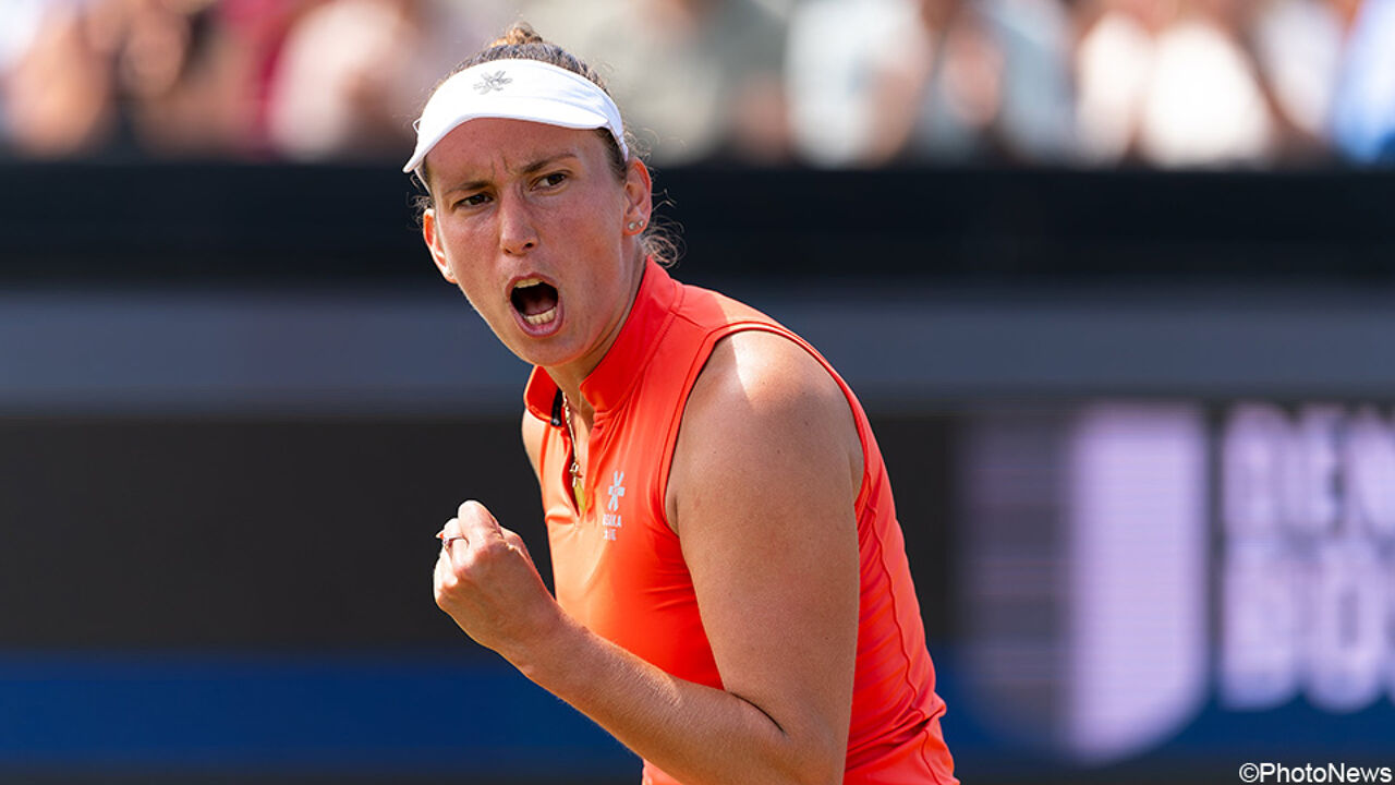 LIVE WTA-Rosmalen: Elise Mertens op zucht van toernooiwinst na break in tweede set
