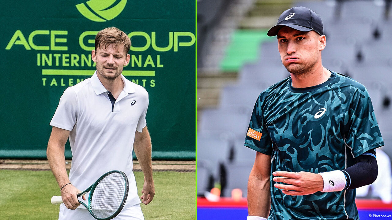 David Goffin en Raphaël Collignon raakten maar net op tijd fit voor Wimbledon: "Hier zijn is al een overwinning"
