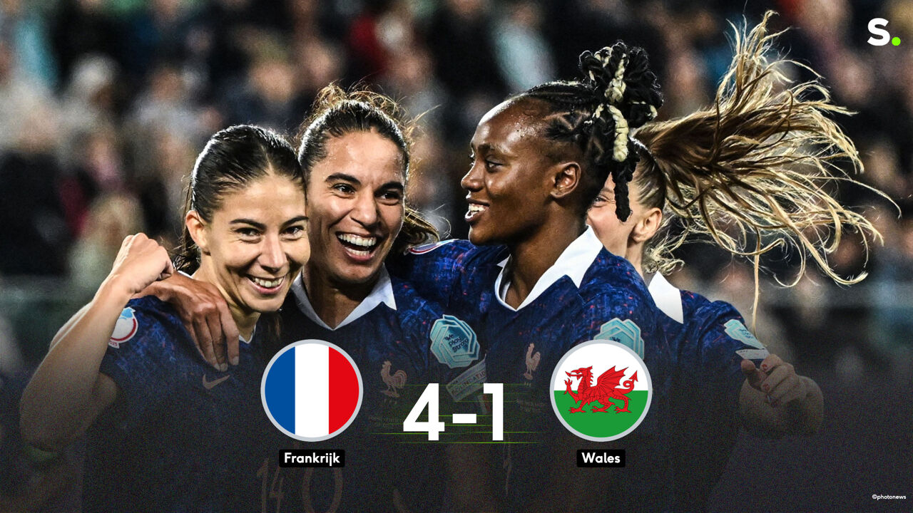 - Frankrijk walst over Wales heen, bekijk hier de samenvatting | sporza