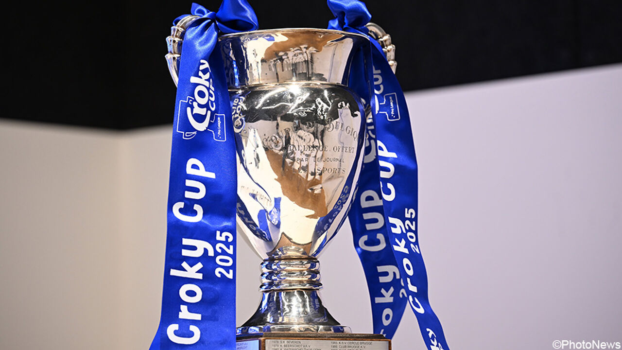 Wie speelt tegen wie in de 1/8e finales van de Croky Cup? Volg de loting hier vanavond op de voet, m