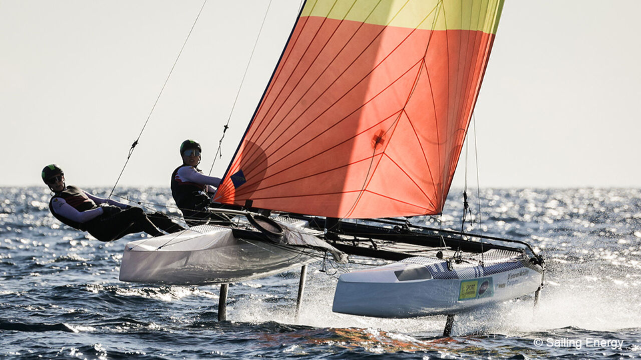 WK zeilen: Belgische boten in 49er FX en Nacra 17 eindigen allebei in ...