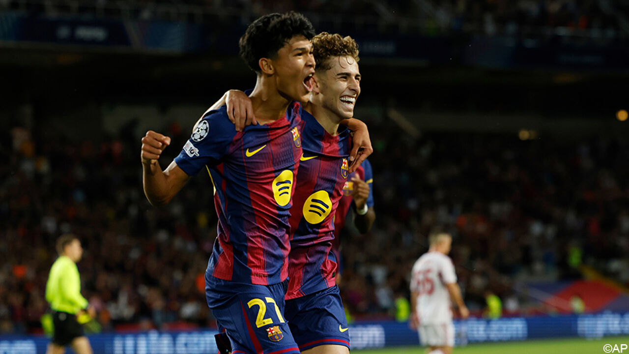 Goudhaantjes van Barcelona trappelen Olympiakos helemaal plat en zetten tennisscore op het bord