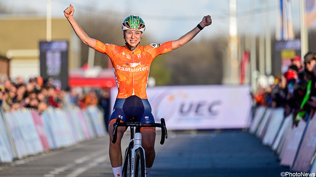 Van start tot finish aan de leiding: Inge van der Heijden verrast met Europese titel, volledig Neder