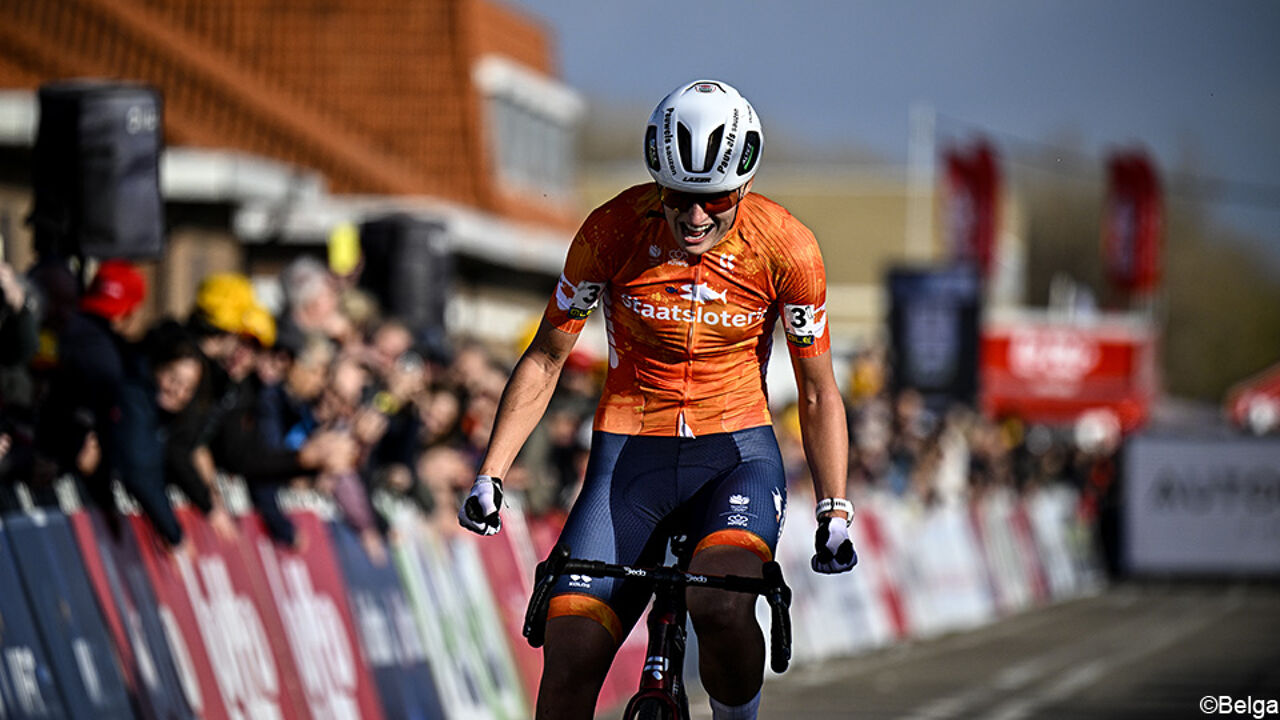 LIVE EK veldrijden: Leonie Bentveld zet Célia Gery al op flinke achterstand na schuiver in de openin