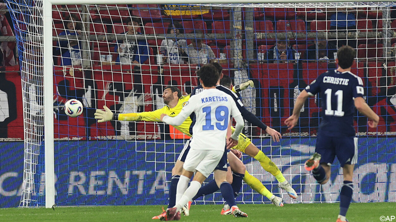 Heerlijk scorende Karetsas en Tzolis zetten Schotland een grote hak in WK-voorronde