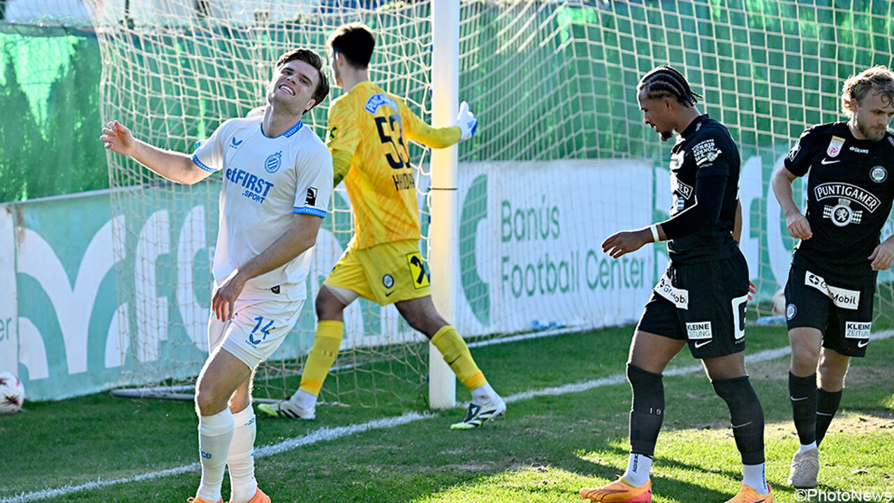 Winterstages: 2 goals van topfavoriet voor Gouden Schoen kunnen Club Brugge niet redden