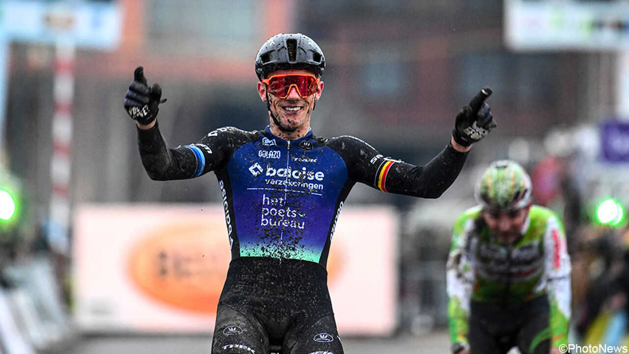 Thibau Nys verlengt zijn Belgische titel in Beringen na bloedstollend steekspel met Emiel Verstrynge