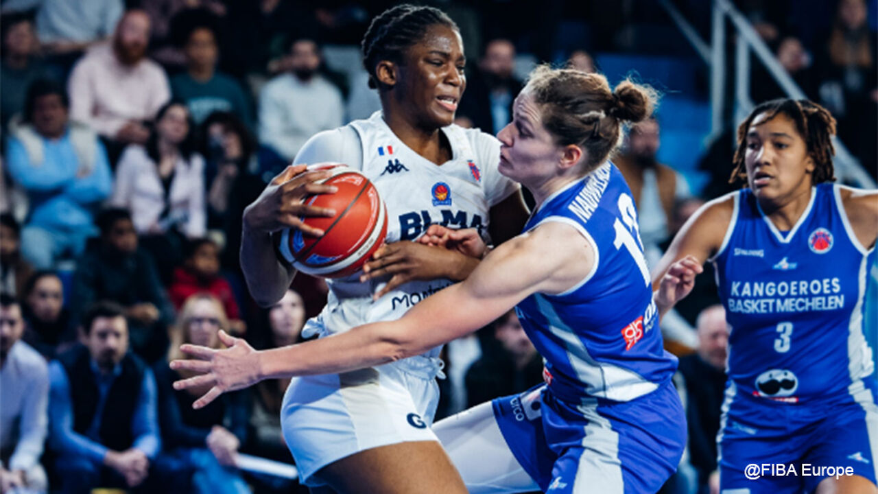 EuroCup Women: Mechelen wint terugmatch, maar niet met genoeg punten, ook Castors Braine ligt eruit