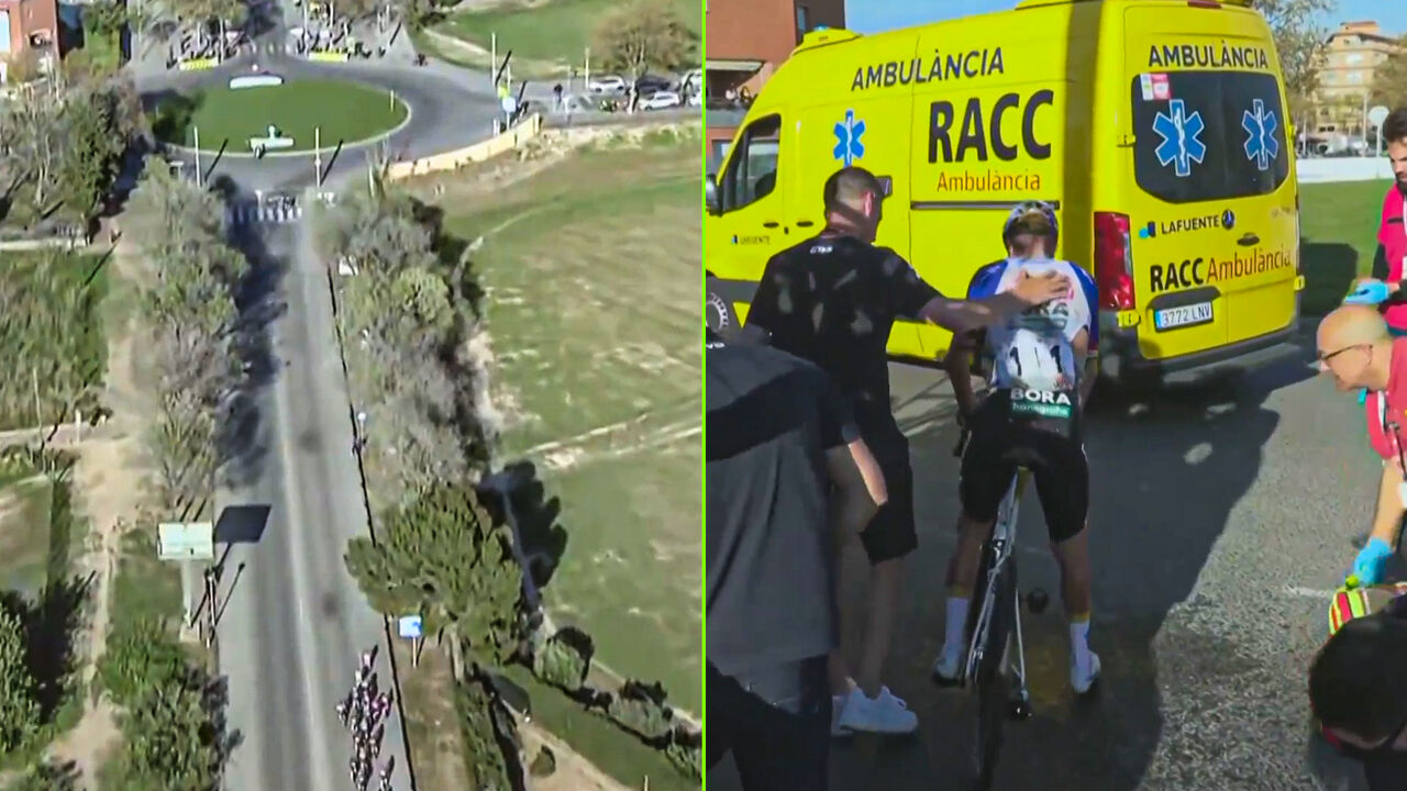 Wat een vreemde val: Remco Evenepoel gaat in laatste kilometer tegen de grond



#sporza