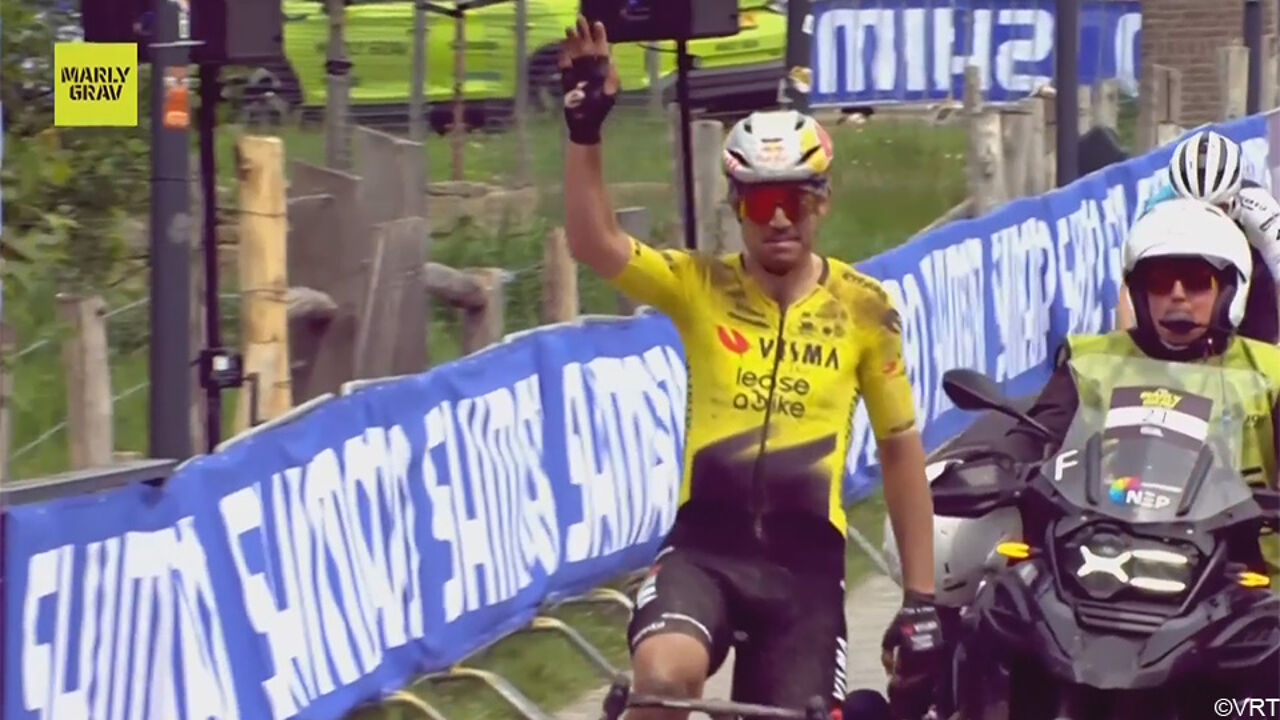 Wout van Aert voert nummertje op in Nederlandse gravelrace, Vandeputte zorgt voor Belgisch een-tweet